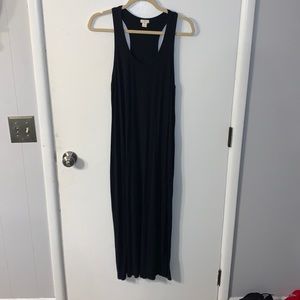 J. Crew Racer back maxi dress